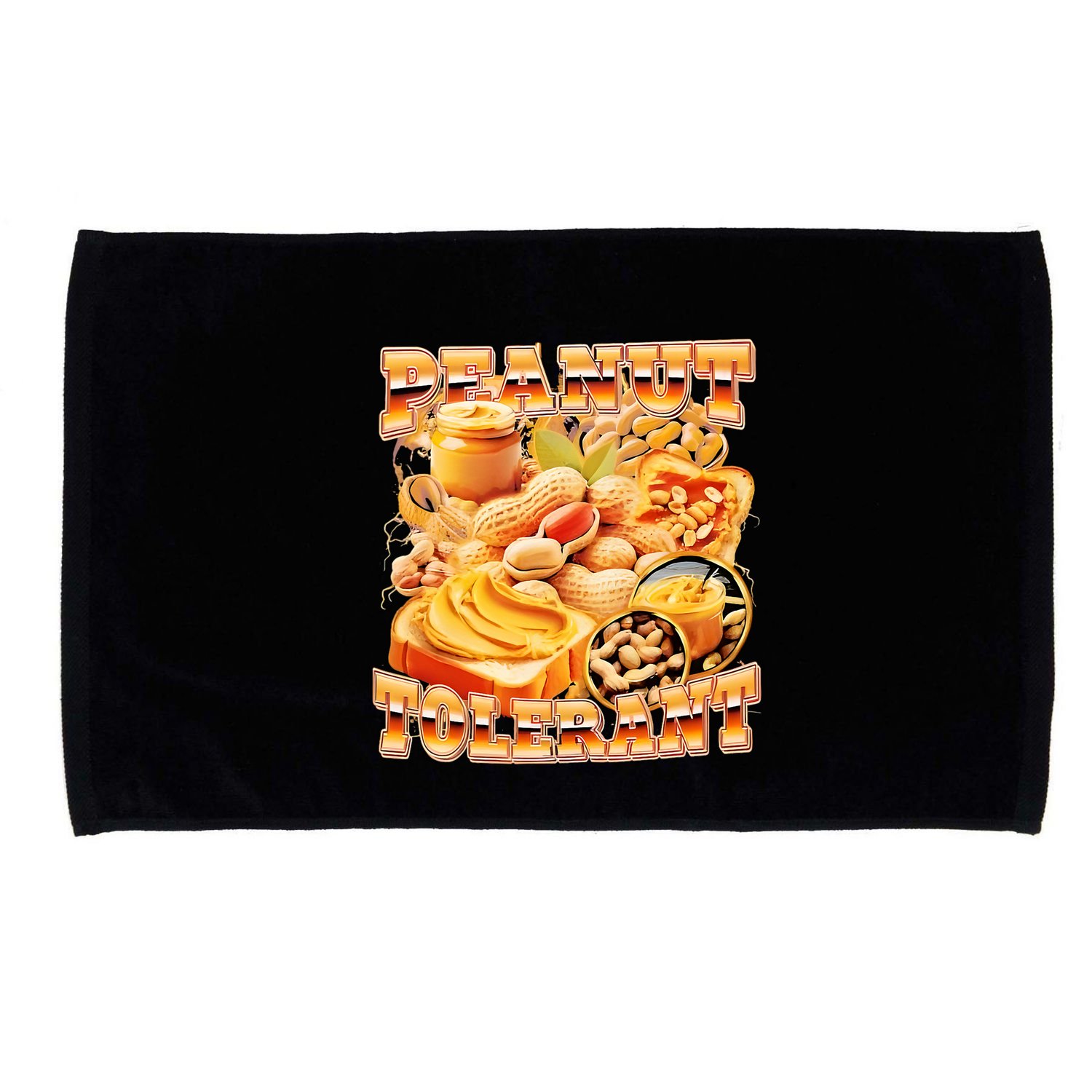 Peanut Tolerant Funny Microfiber Hand Towel