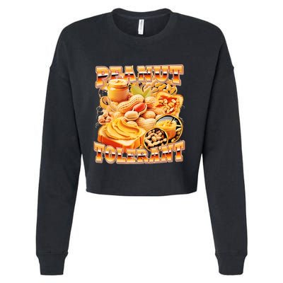 Peanut Tolerant Funny Cropped Pullover Crew