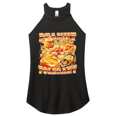 Peanut Tolerant Funny Women's Perfect Tri Rocker Tank