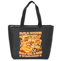 Peanut Tolerant Funny Zip Tote Bag