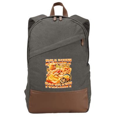 Peanut Tolerant Funny Cotton Canvas Backpack