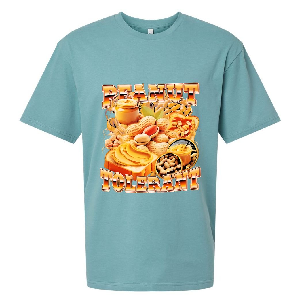 Peanut Tolerant Funny Sueded Cloud Jersey T-Shirt