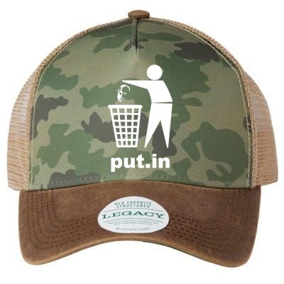 Putin Trash Funny Legacy Tie Dye Trucker Hat