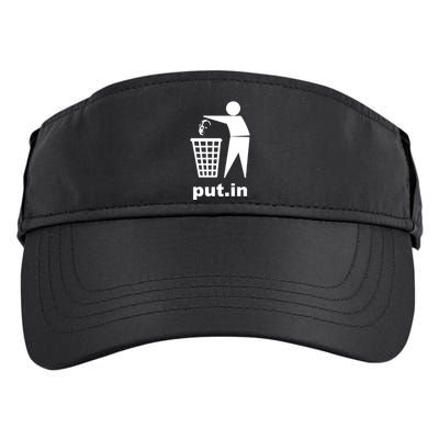 Putin Trash Funny Adult Drive Performance Visor