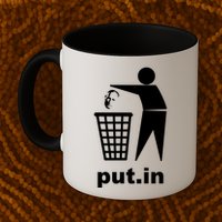 Putin Trash Funny Mug