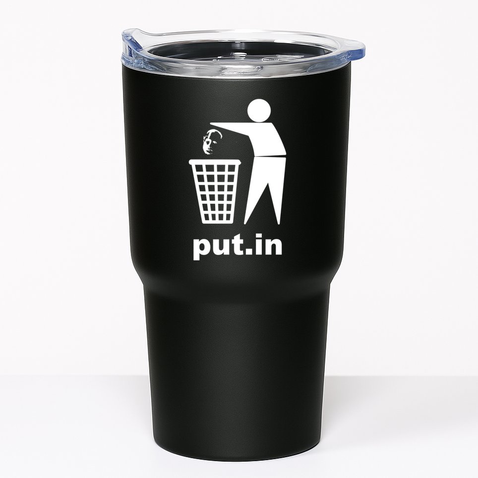 Putin Trash Funny Tumbler