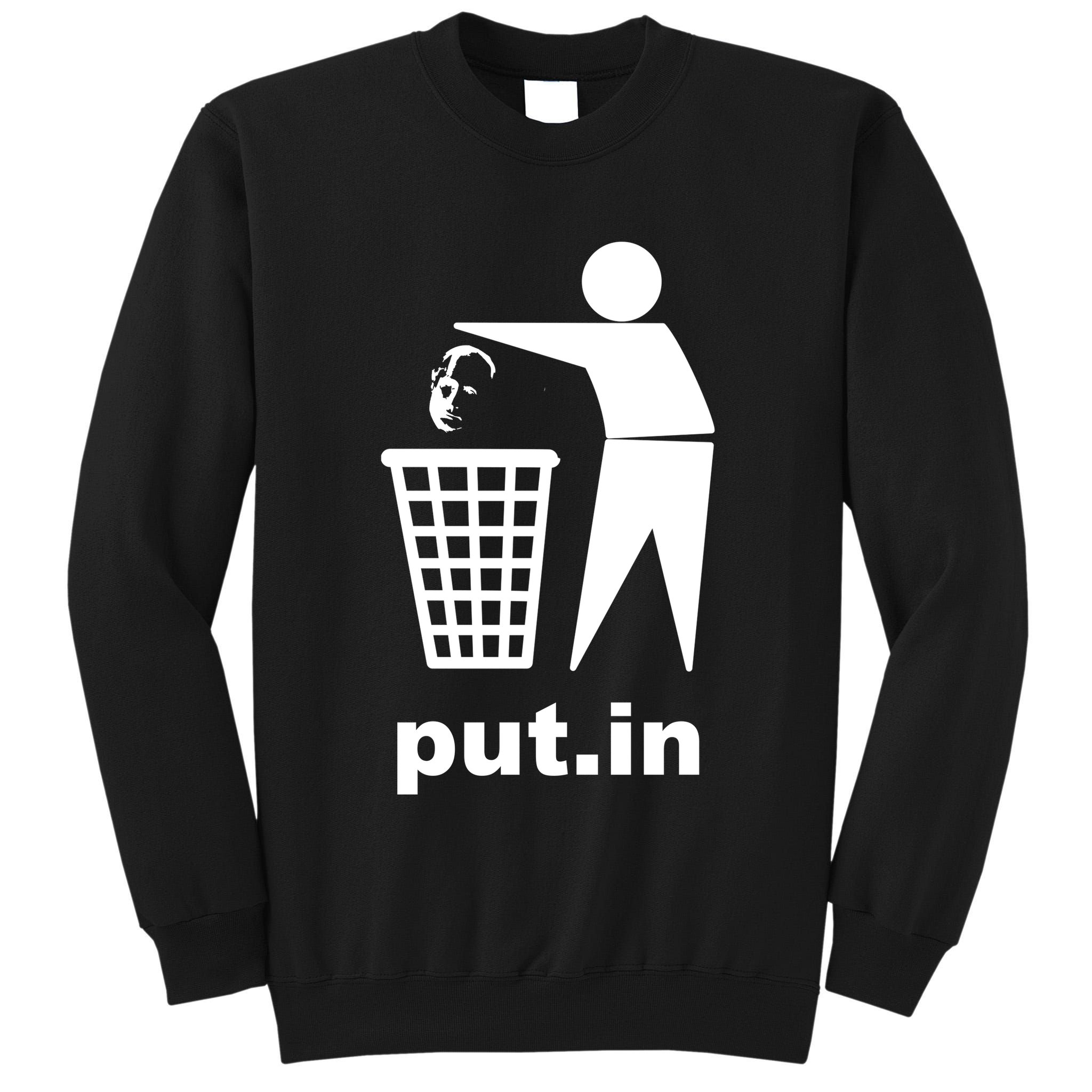 Putin Trash Funny Tall Sweatshirt