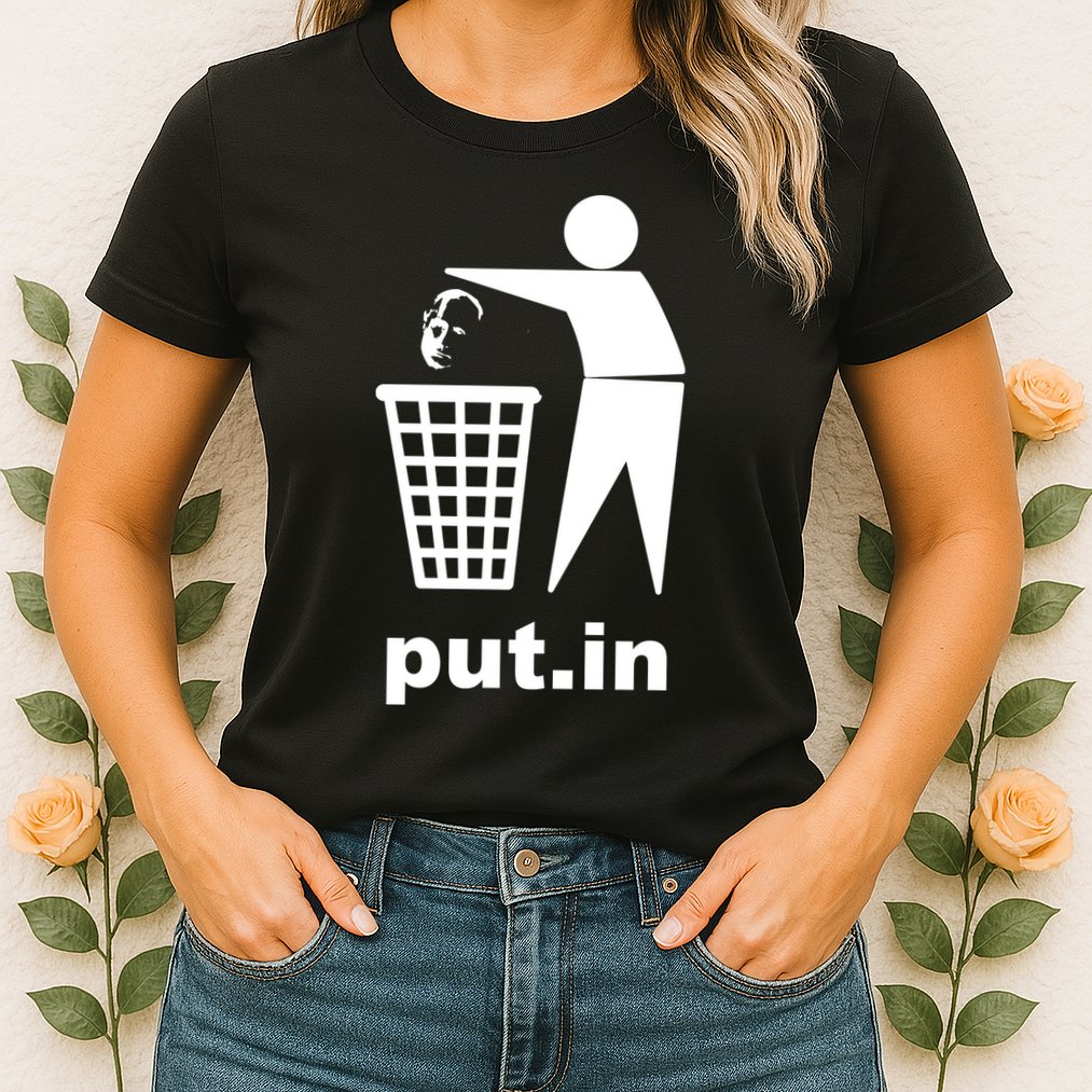 Putin Trash Funny Womens T-Shirt
