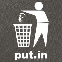 Putin Trash Funny Cotton Canvas Backpack