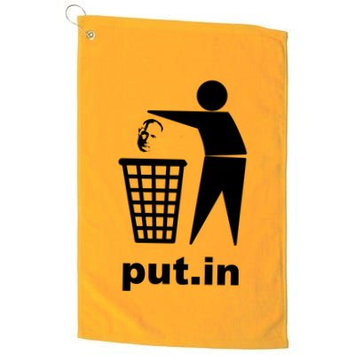 Putin Trash Funny Golf Towel