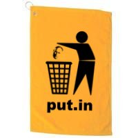 Putin Trash Funny Golf Towel