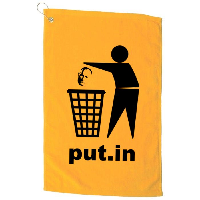 Putin Trash Funny Golf Towel