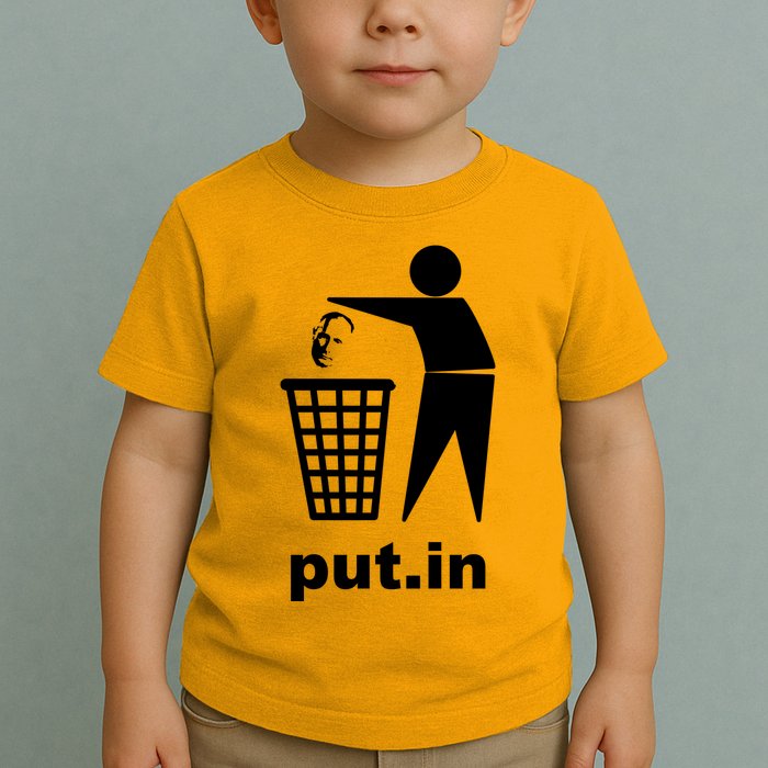 Putin Trash Funny Toddler T-Shirt