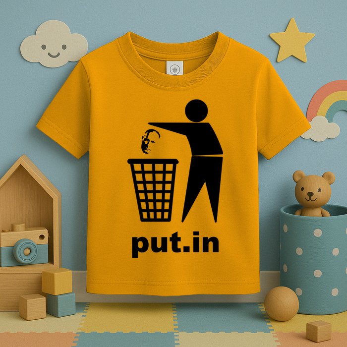 Putin Trash Funny Toddler T-Shirt