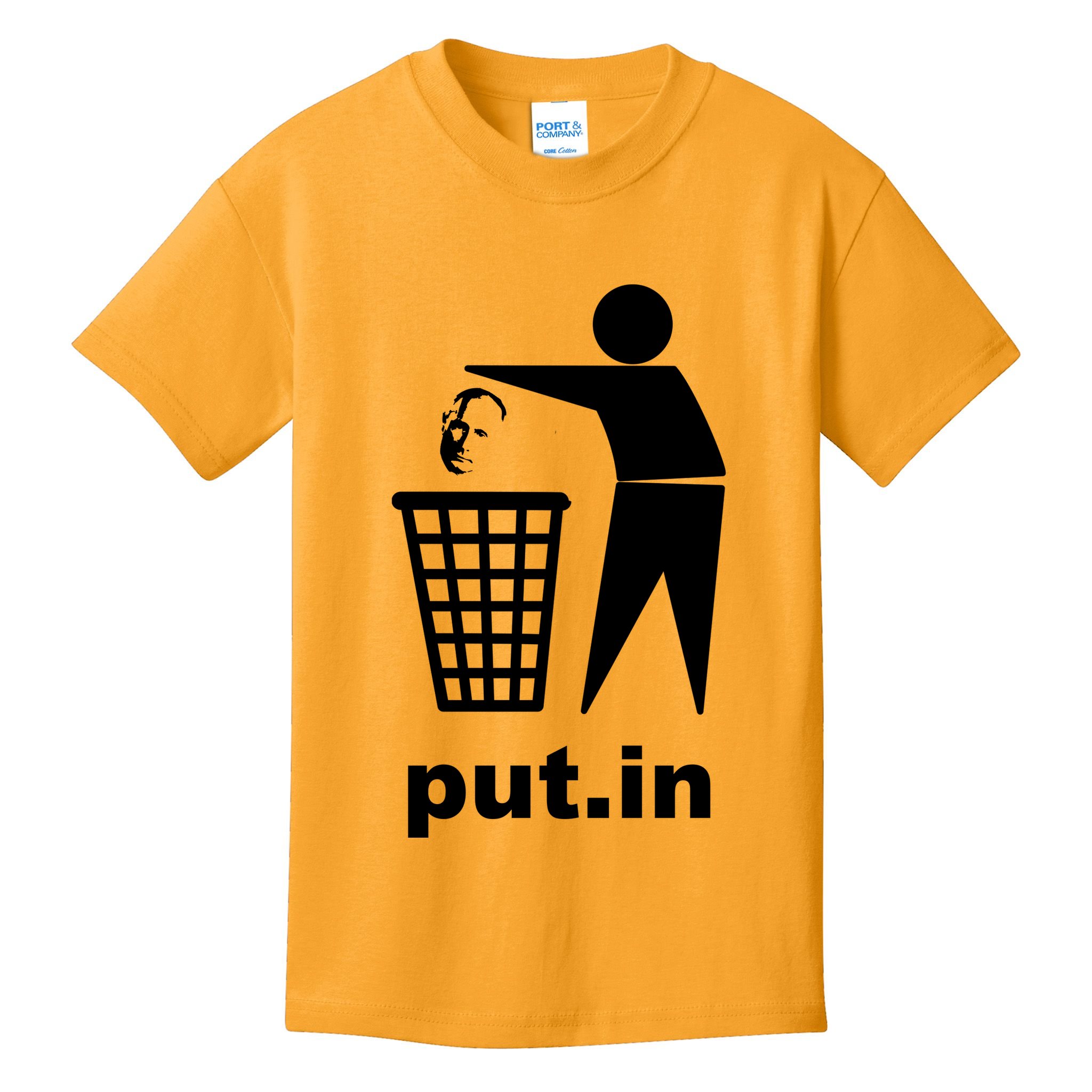 Putin Trash Funny Kids T-Shirt