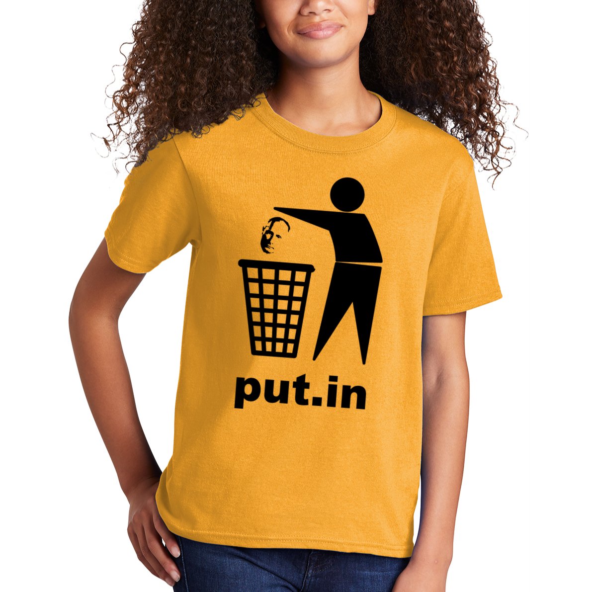 Putin Trash Funny Kids T-Shirt