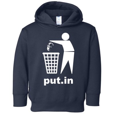 Putin Trash Funny Toddler Hoodie