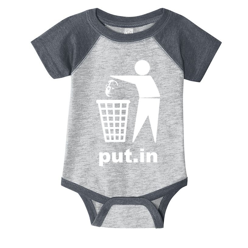 Putin Trash Funny Infant Baby Jersey Bodysuit