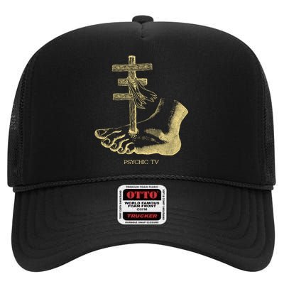 Psychic Tv Fan Art High Crown Mesh Back Trucker Hat