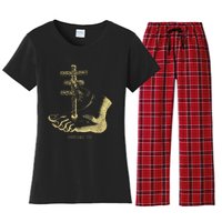 Psychic Tv Fan Art Women's Flannel Pajama Set