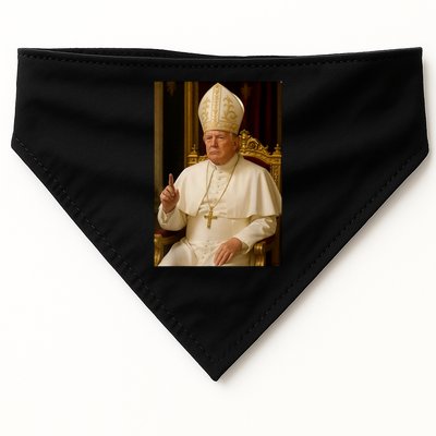 Pope Trump Funny President Trump Wants To Be The Next Pope USA-Made Doggie Bandana