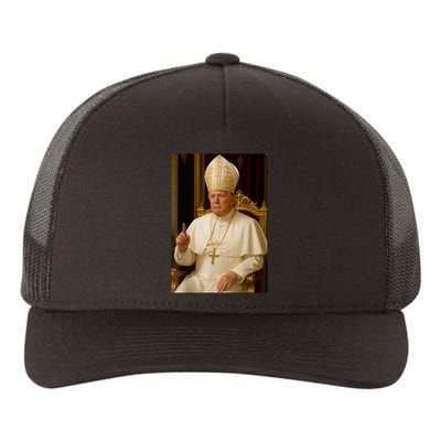 Pope Trump Funny President Trump Wants To Be The Next Pope Yupoong Adult 5-Panel Trucker Hat