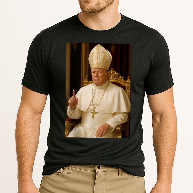 Pope Trump Funny President Trump Wants To Be The Next Pope Cooling Performance Crew T-Shirt