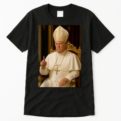 Pope Trump Funny President Trump Wants To Be The Next Pope Tall T-Shirt