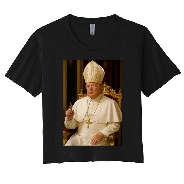 Pope Trump Funny President Trump Wants To Be The Next Pope Crop Top