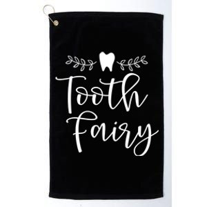 Pretty Tooth Fairy Funny Dental Hygienist Meaningful Gift Platinum Collection Golf Towel