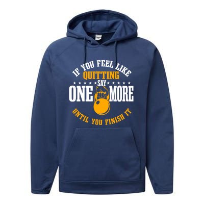 Personal Trainer Fitness Motivation Instructor Workout Coach Gift Performance Fleece Hoodie