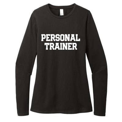 Personal Trainer Fitness Instructor Gym Training Gift Funny Gift Womens CVC Long Sleeve Shirt