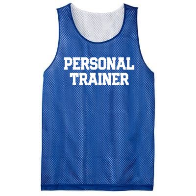 Personal Trainer Fitness Instructor Gym Training Gift Funny Gift Mesh Reversible Basketball Jersey Tank