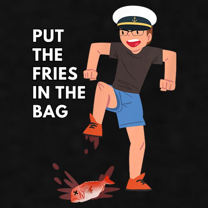Put The Fries In The Bag Josh Block Wots Ladies PosiCharge Tri-Blend Wicking Tank