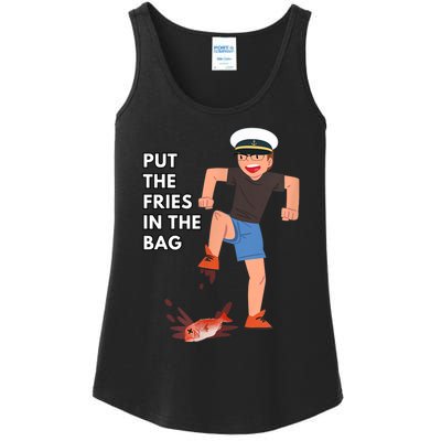 Put The Fries In The Bag Josh Block Wots Ladies Essential Tank