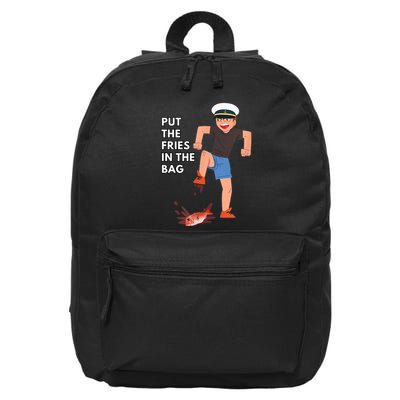 Put The Fries In The Bag Josh Block Wots 16 in Basic Backpack