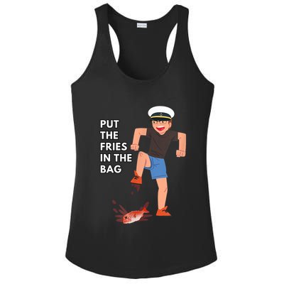 Put The Fries In The Bag Josh Block Wots Ladies PosiCharge Competitor Racerback Tank