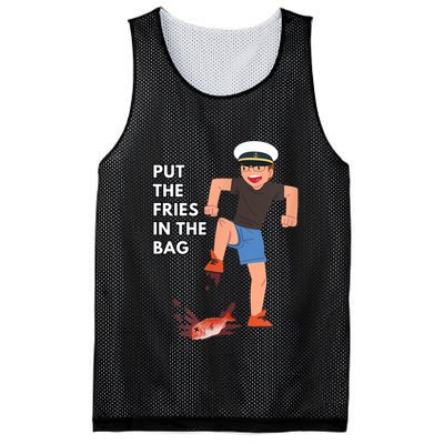Put The Fries In The Bag Josh Block Wots Mesh Reversible Basketball Jersey Tank