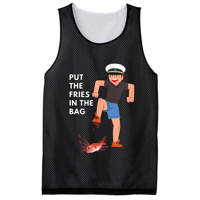 Put The Fries In The Bag Josh Block Wots Mesh Reversible Basketball Jersey Tank