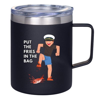 Put The Fries In The Bag Josh Block Wots 12oz Stainless Steel Coffee Mug