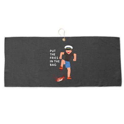 Put The Fries In The Bag Josh Block Wots Large Microfiber Waffle Golf Towel