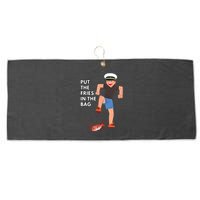 Put The Fries In The Bag Josh Block Wots Large Microfiber Waffle Golf Towel