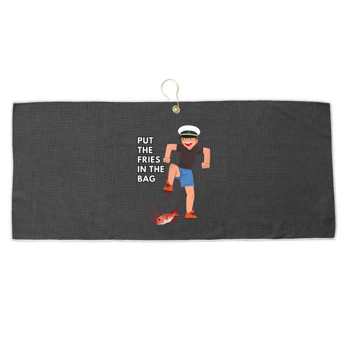 Put The Fries In The Bag Josh Block Wots Large Microfiber Waffle Golf Towel