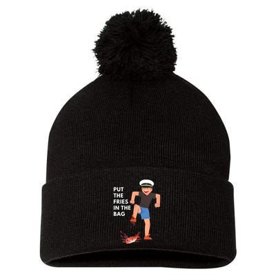Put The Fries In The Bag Josh Block Wots Pom Pom 12in Knit Beanie