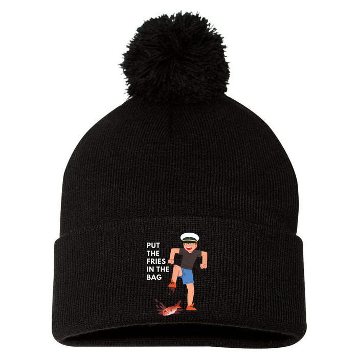 Put The Fries In The Bag Josh Block Wots Pom Pom 12in Knit Beanie