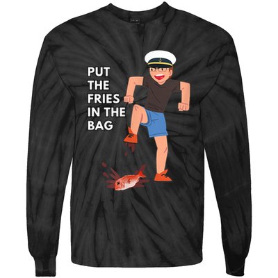 Put The Fries In The Bag Josh Block Wots Tie-Dye Long Sleeve Shirt
