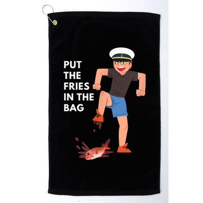 Put The Fries In The Bag Josh Block Wots Golf Towel