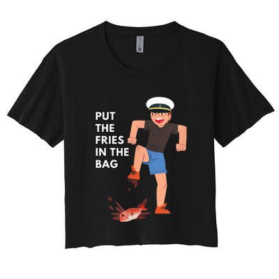 Put The Fries In The Bag Josh Block Wots Crop Top