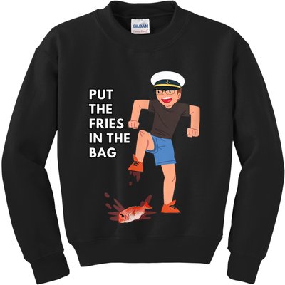 Put The Fries In The Bag Josh Block Wots Kids Sweatshirt