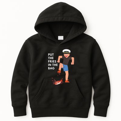Put The Fries In The Bag Josh Block Wots Kids Hoodie
